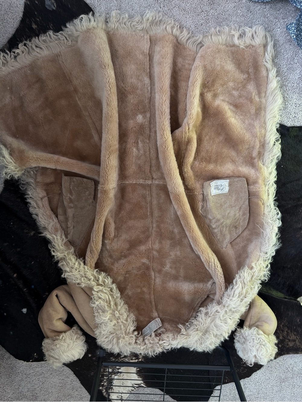 1970's Saks 5th Penny Lane Coat- Sheep Skin - Picture 8 of 13